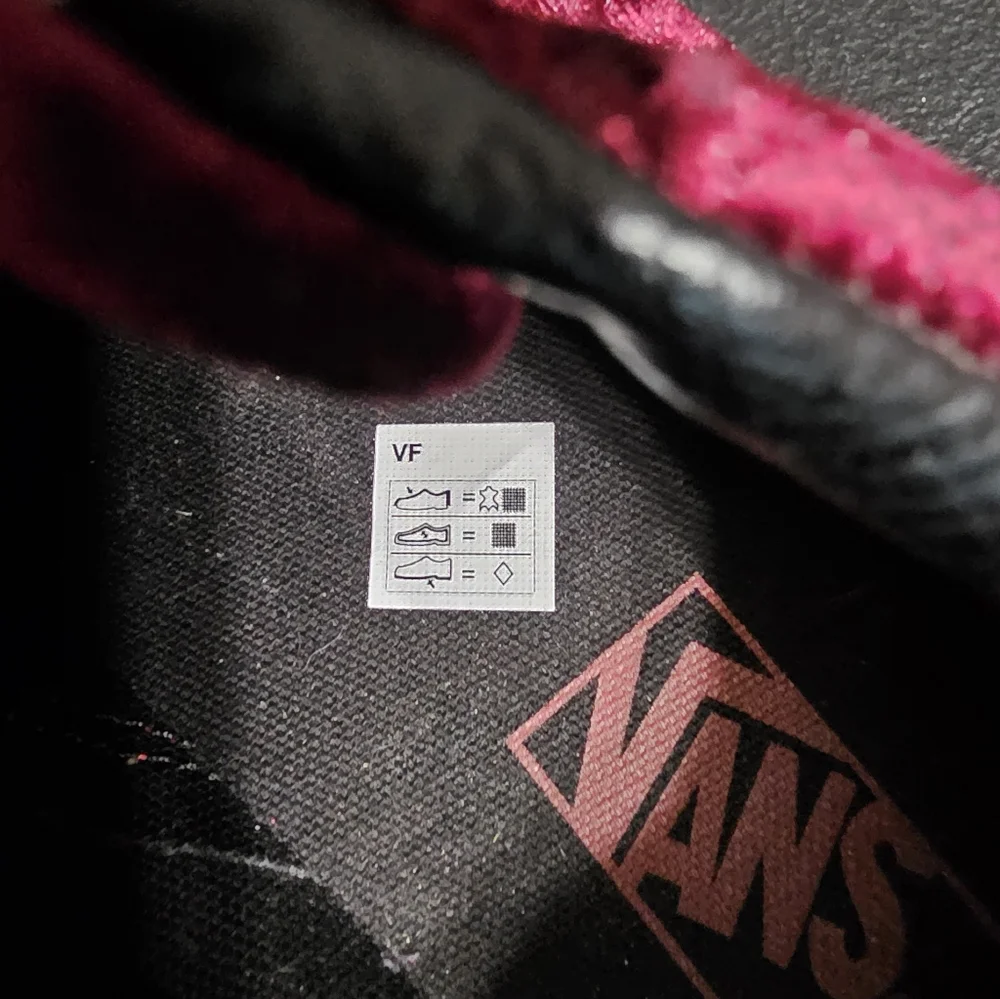 Vans Off The Wall Burnt Russet Maroon Crushed. Vans Velvet Maroon Sneakers - Picture 11 of 11